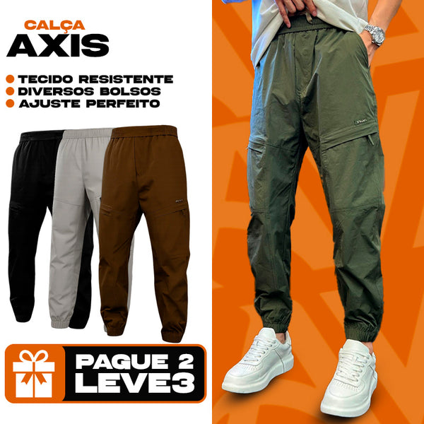 [Leve 3 Pague 2] Calça Tática Militar Axis em Tecido RipStop e Poliéster (Conforto e Robustez!)