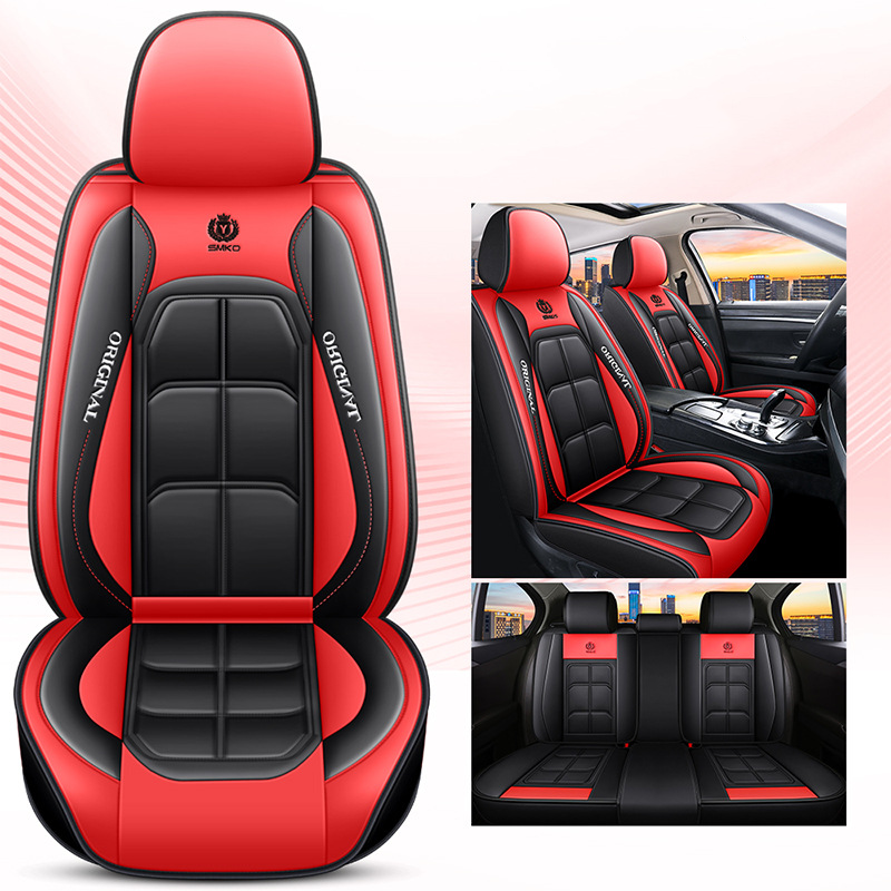 Capa Universal Completa Para Carro Thunder em Couro Legítimo e AirBag +BRINDES: 3 Tapetes Para Carro e Capa de Volante