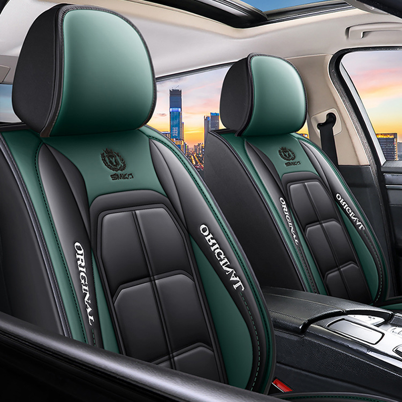 Capa Universal Completa Para Carro Thunder em Couro Legítimo e AirBag +BRINDES: 3 Tapetes Para Carro e Capa de Volante